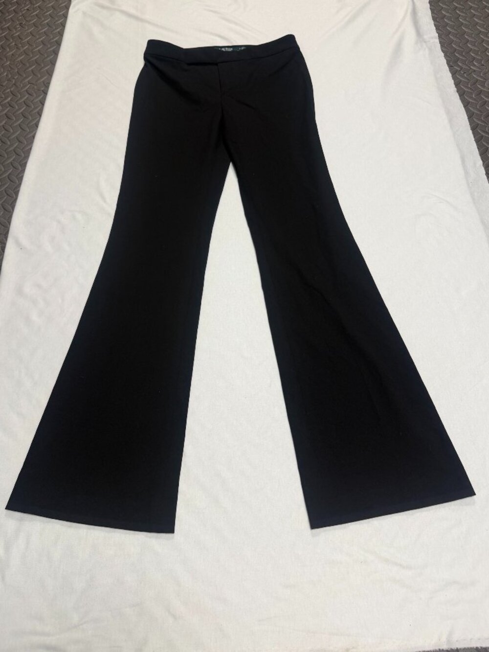 Lauren Ralph Lauren Dress Pants Size 2 Black Bootcut Work Wear Career Trousers